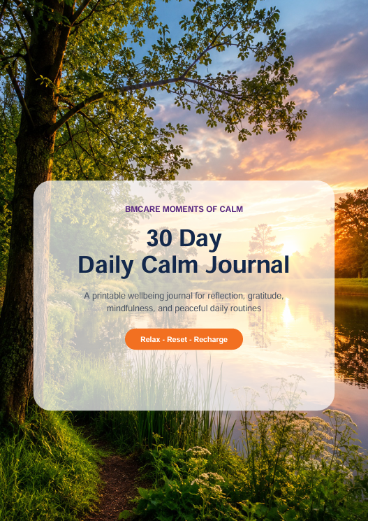 30 Day Daily Calm Journal cover